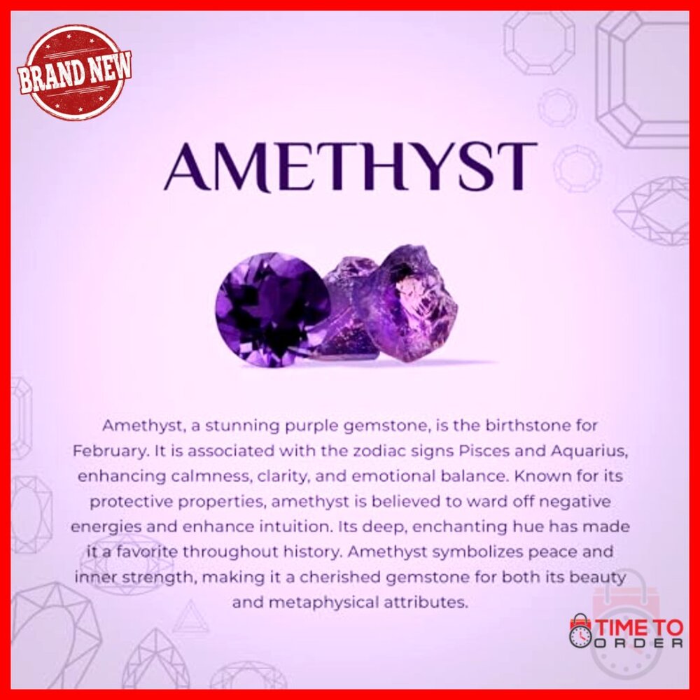 Sterling Silver Adjustable Stackable Ring With Am… - image 6